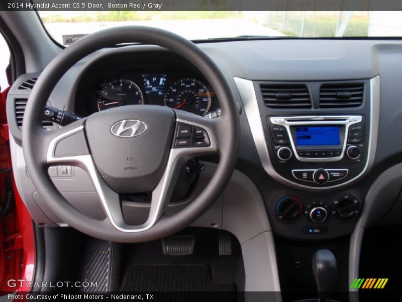 Dashboard of 2014 Accent GS 5 Door
