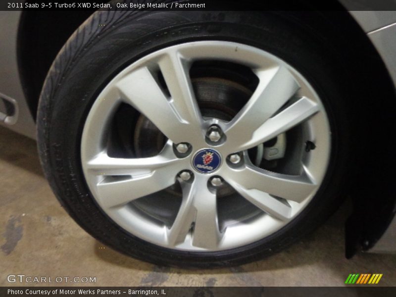 Oak Beige Metallic / Parchment 2011 Saab 9-5 Turbo6 XWD Sedan
