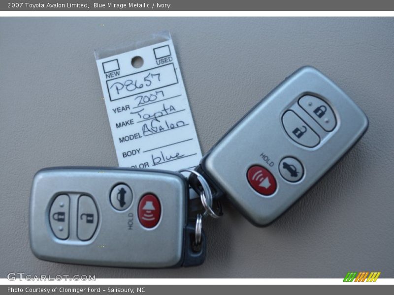 Blue Mirage Metallic / Ivory 2007 Toyota Avalon Limited