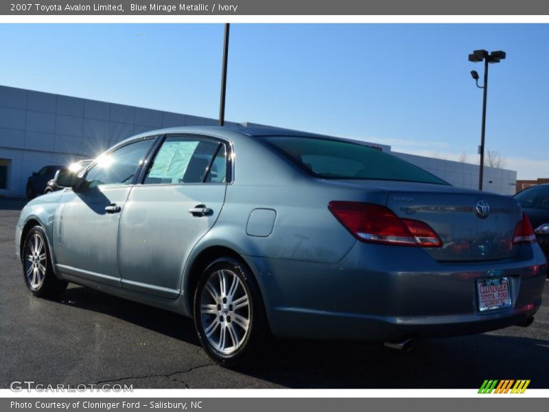 Blue Mirage Metallic / Ivory 2007 Toyota Avalon Limited