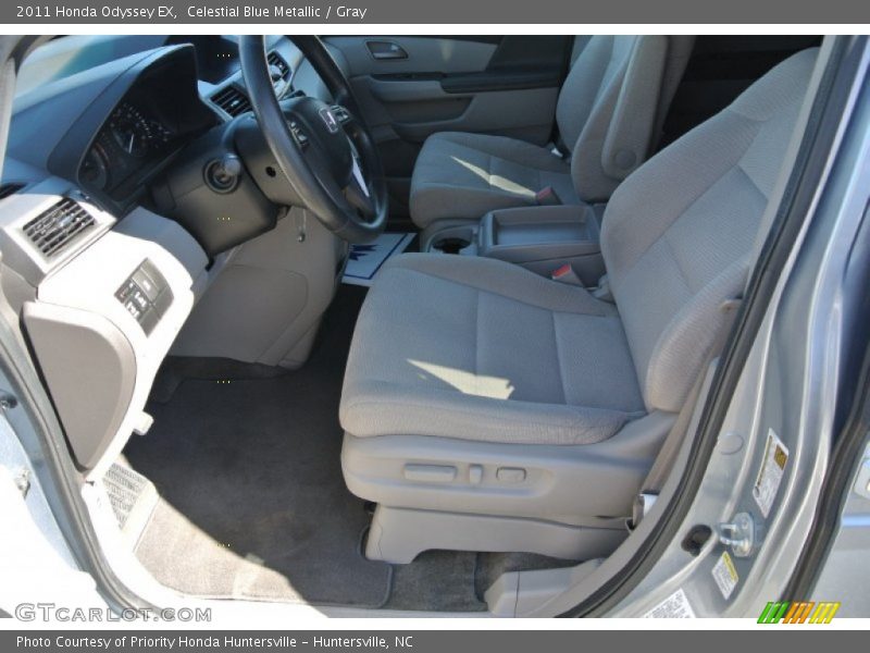 Celestial Blue Metallic / Gray 2011 Honda Odyssey EX