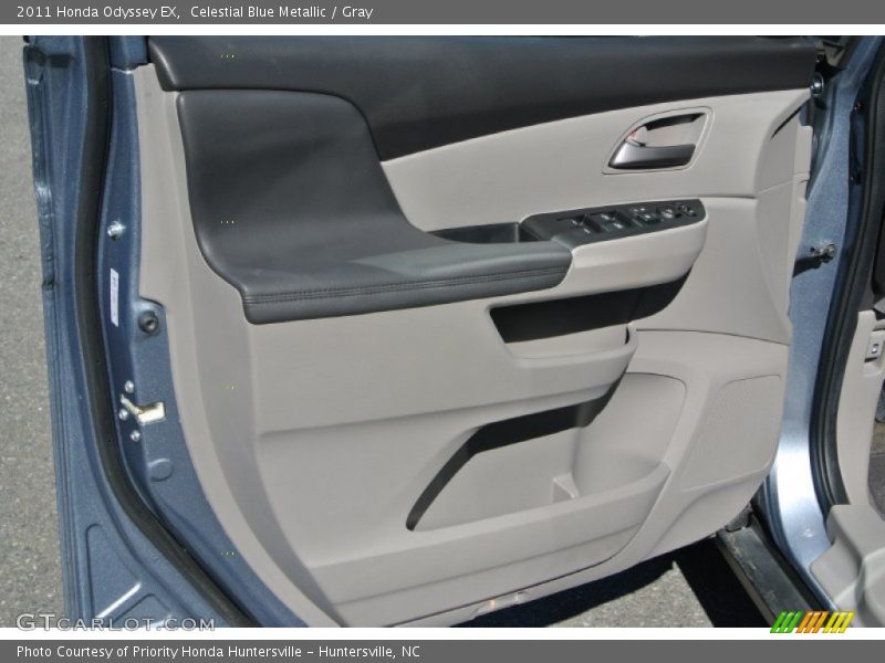 Celestial Blue Metallic / Gray 2011 Honda Odyssey EX