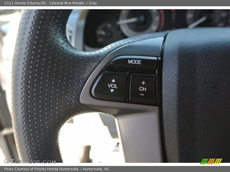 Celestial Blue Metallic / Gray 2011 Honda Odyssey EX