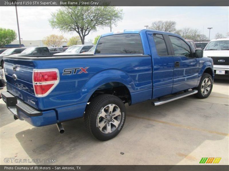 Blue Flame / Steel Grey 2014 Ford F150 STX SuperCab
