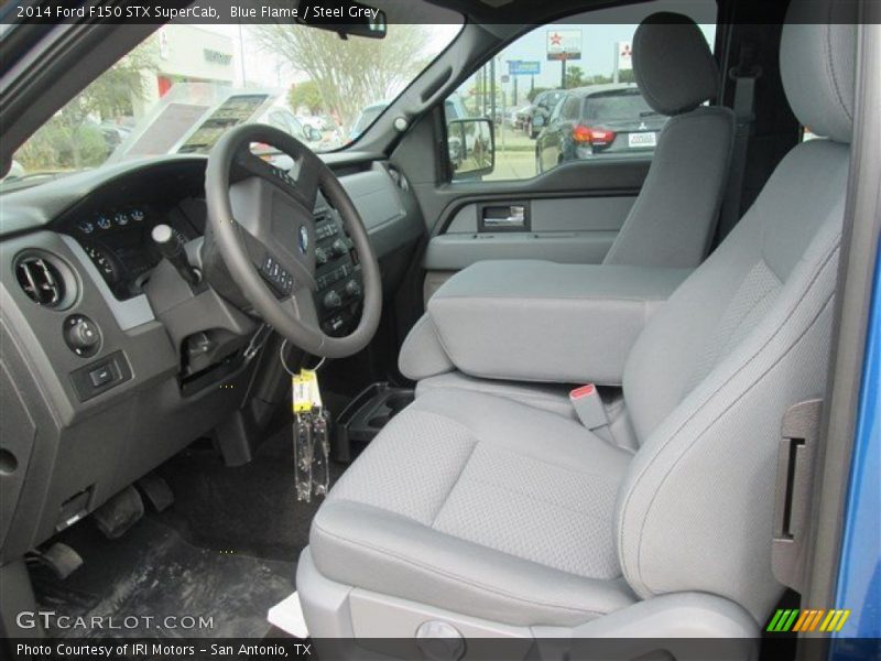 Blue Flame / Steel Grey 2014 Ford F150 STX SuperCab