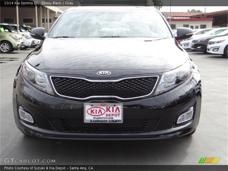 Ebony Black / Gray 2014 Kia Optima EX