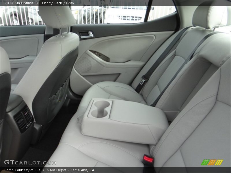 Ebony Black / Gray 2014 Kia Optima EX