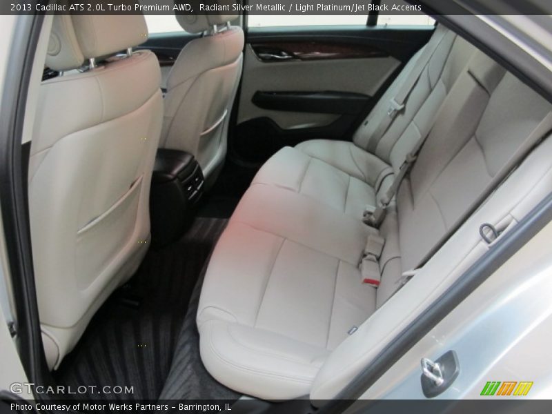 Radiant Silver Metallic / Light Platinum/Jet Black Accents 2013 Cadillac ATS 2.0L Turbo Premium AWD