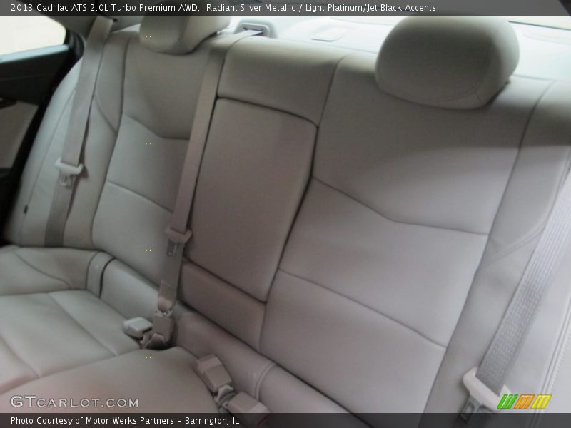 Radiant Silver Metallic / Light Platinum/Jet Black Accents 2013 Cadillac ATS 2.0L Turbo Premium AWD