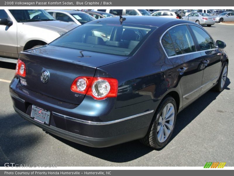 Blue Graphite / Black 2008 Volkswagen Passat Komfort Sedan