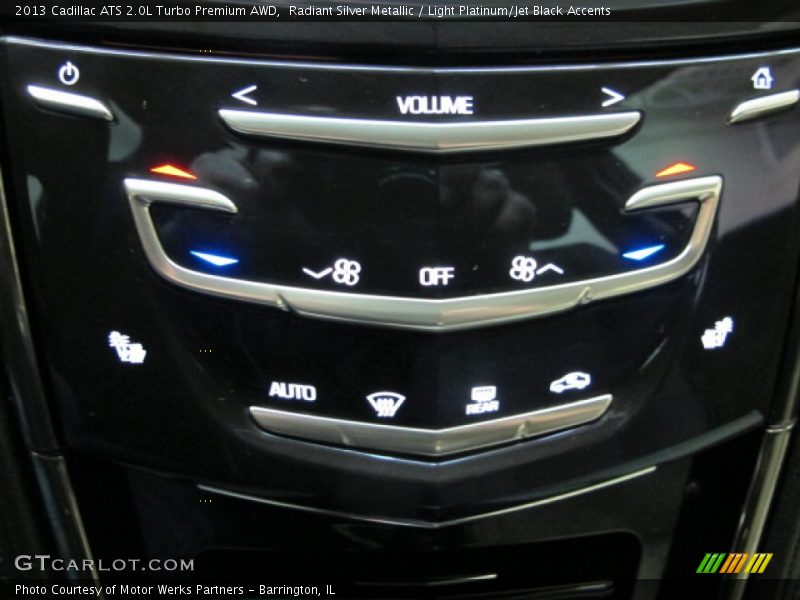 Radiant Silver Metallic / Light Platinum/Jet Black Accents 2013 Cadillac ATS 2.0L Turbo Premium AWD