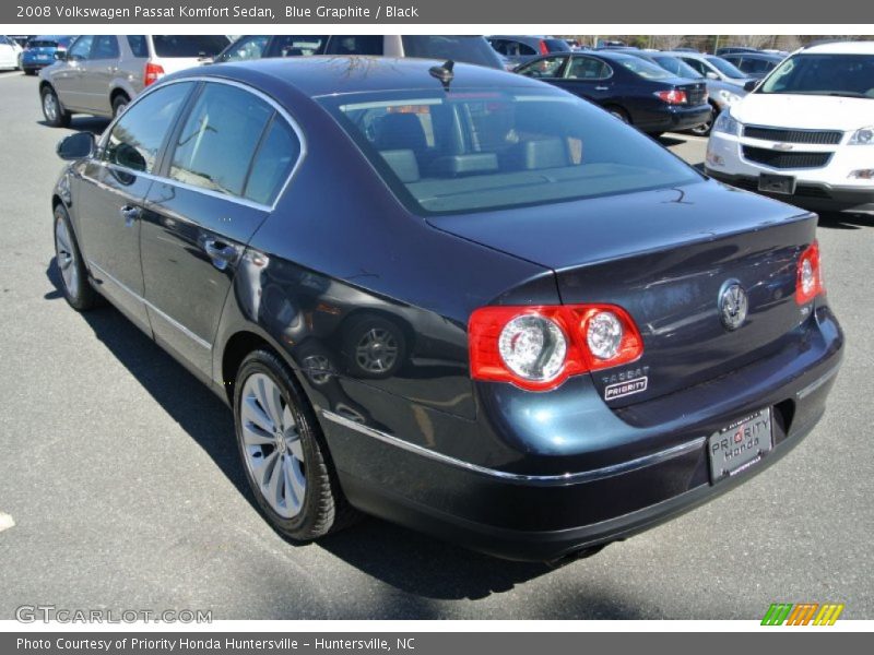 Blue Graphite / Black 2008 Volkswagen Passat Komfort Sedan