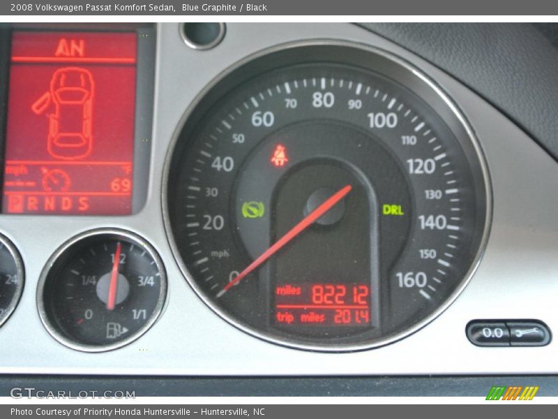 Blue Graphite / Black 2008 Volkswagen Passat Komfort Sedan