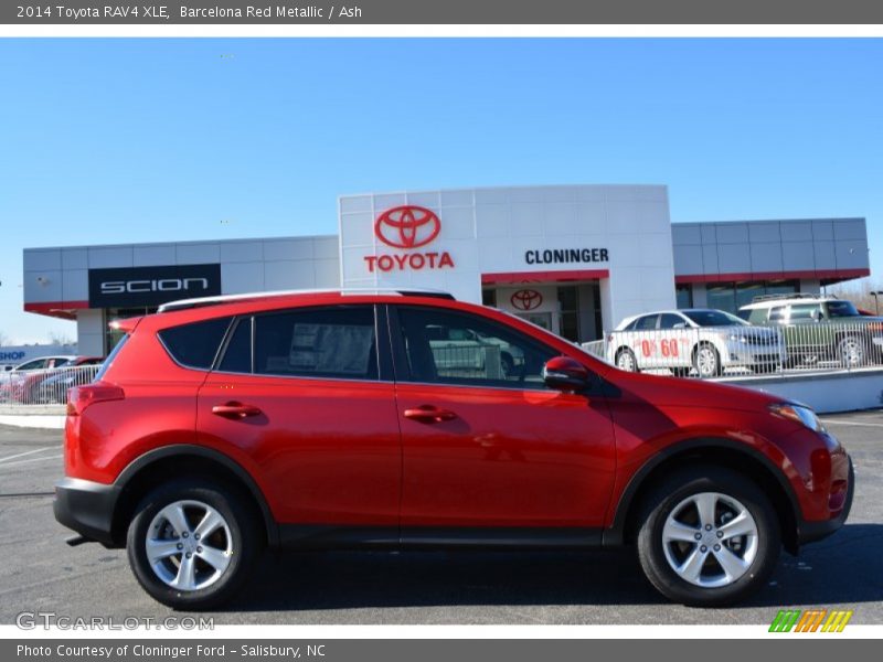 Barcelona Red Metallic / Ash 2014 Toyota RAV4 XLE