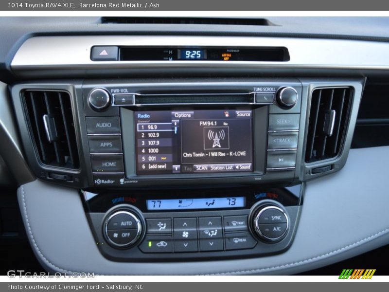 Controls of 2014 RAV4 XLE