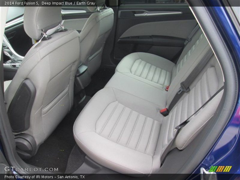Deep Impact Blue / Earth Gray 2014 Ford Fusion S