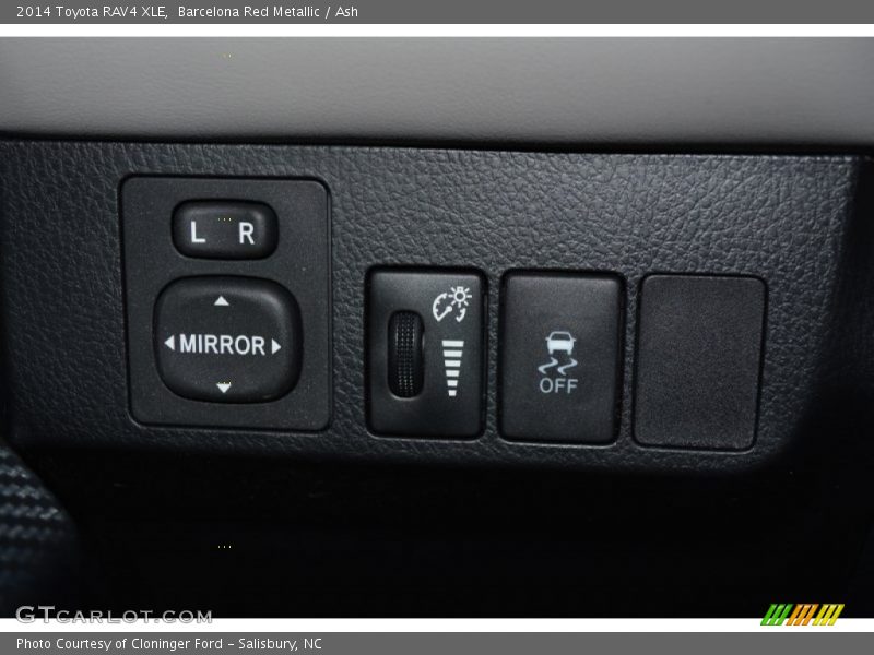 Controls of 2014 RAV4 XLE