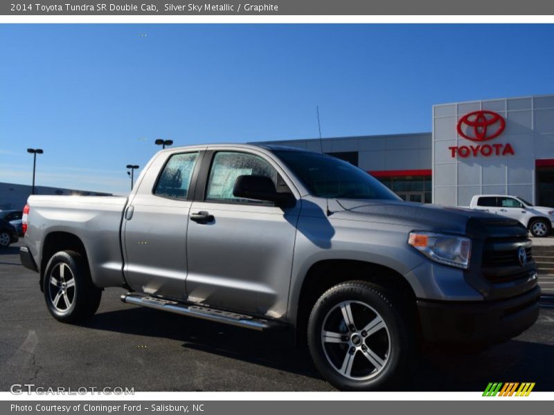 Silver Sky Metallic / Graphite 2014 Toyota Tundra SR Double Cab