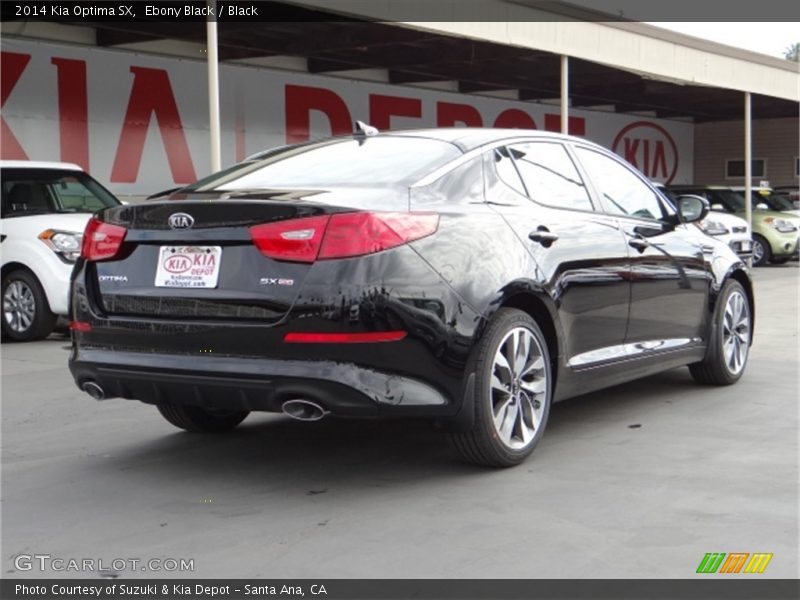 Ebony Black / Black 2014 Kia Optima SX