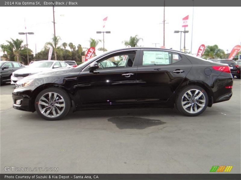 Ebony Black / Black 2014 Kia Optima SX