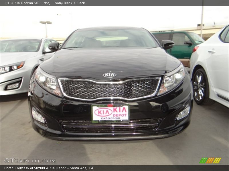 Ebony Black / Black 2014 Kia Optima SX Turbo