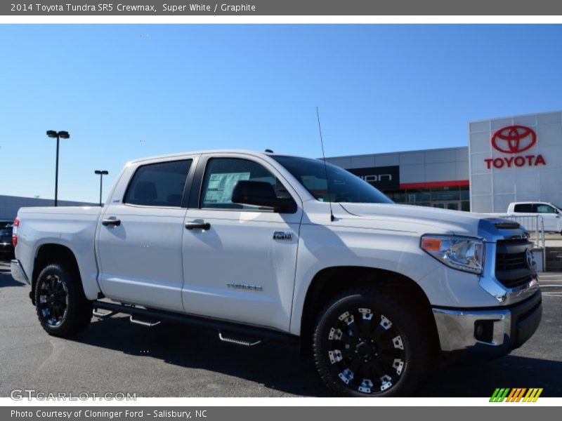 Super White / Graphite 2014 Toyota Tundra SR5 Crewmax