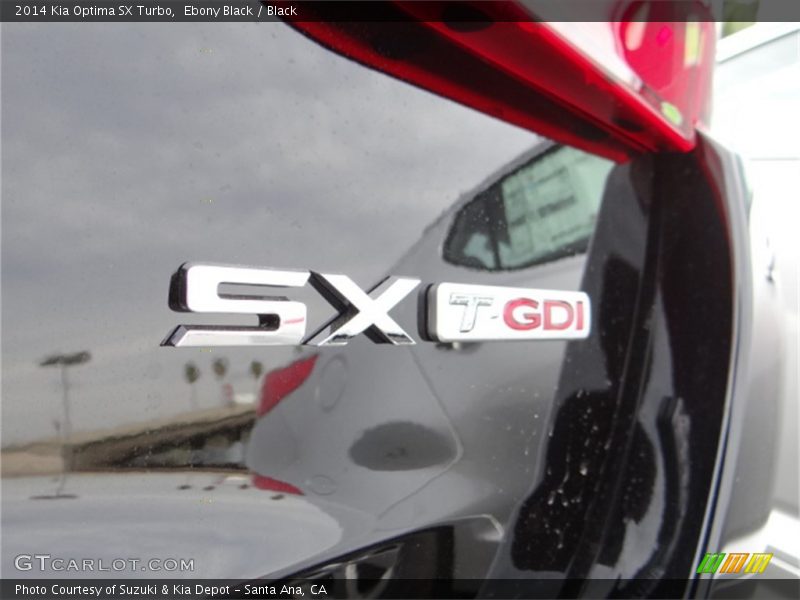 Ebony Black / Black 2014 Kia Optima SX Turbo