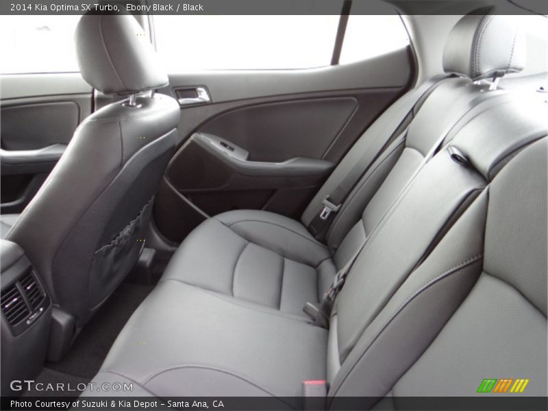 Ebony Black / Black 2014 Kia Optima SX Turbo