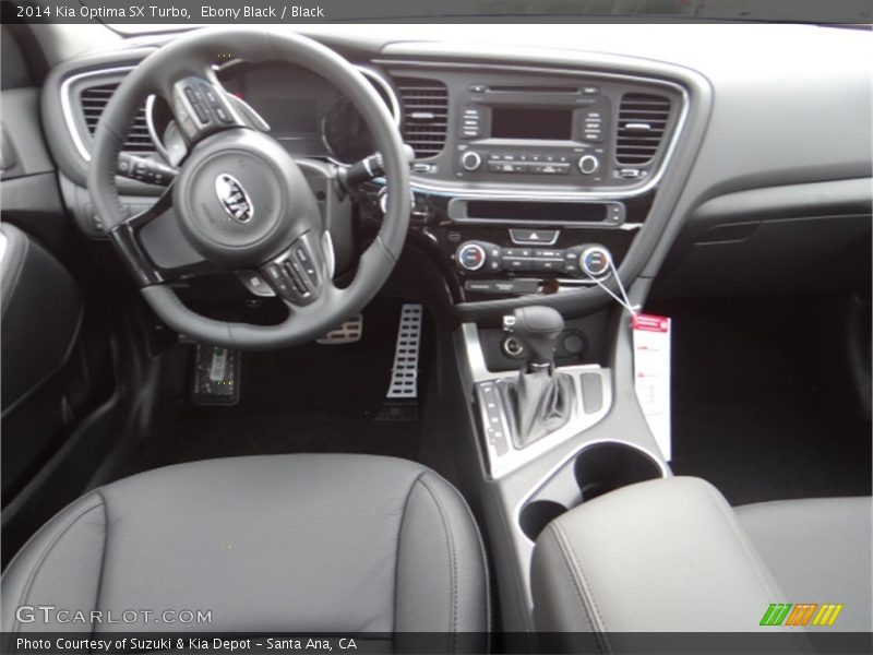 Ebony Black / Black 2014 Kia Optima SX Turbo