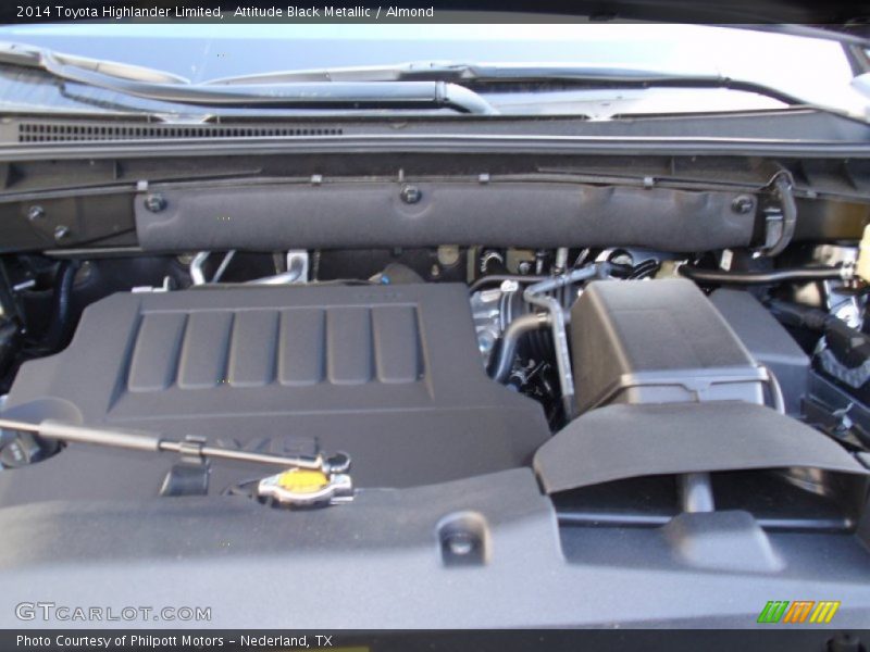 Attitude Black Metallic / Almond 2014 Toyota Highlander Limited
