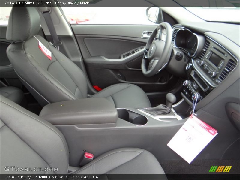 Ebony Black / Black 2014 Kia Optima SX Turbo