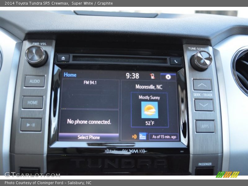 Super White / Graphite 2014 Toyota Tundra SR5 Crewmax
