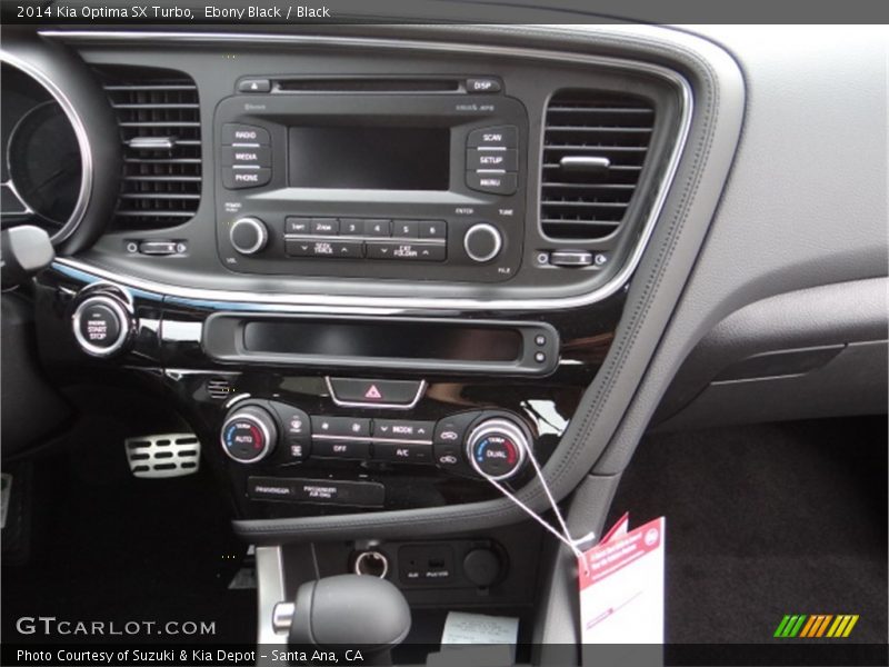Ebony Black / Black 2014 Kia Optima SX Turbo