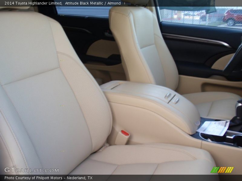 Attitude Black Metallic / Almond 2014 Toyota Highlander Limited