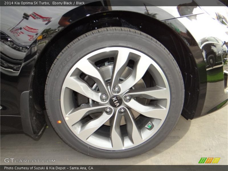 Ebony Black / Black 2014 Kia Optima SX Turbo