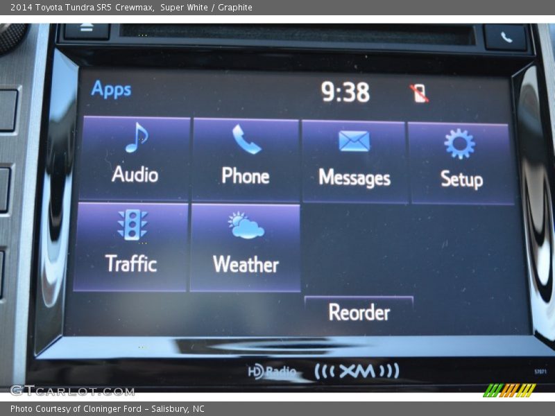 Super White / Graphite 2014 Toyota Tundra SR5 Crewmax