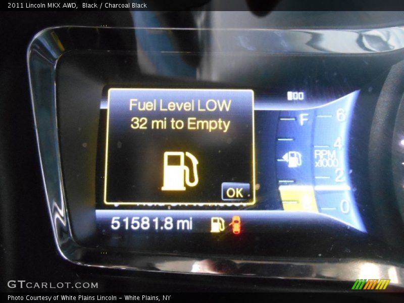 Black / Charcoal Black 2011 Lincoln MKX AWD