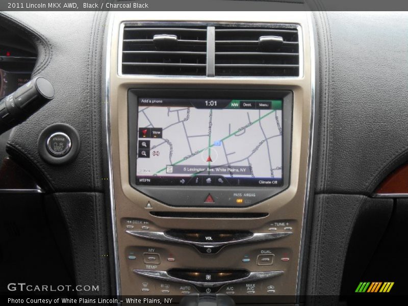 Black / Charcoal Black 2011 Lincoln MKX AWD