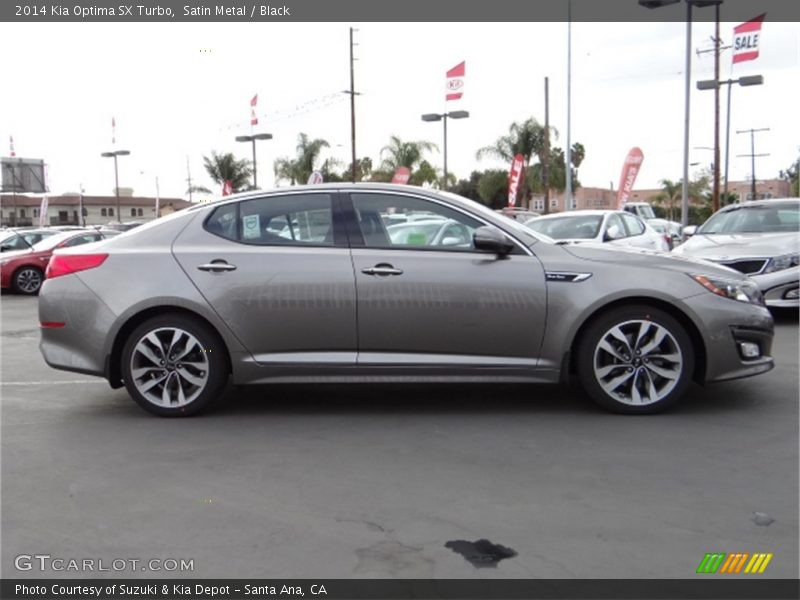 Satin Metal / Black 2014 Kia Optima SX Turbo