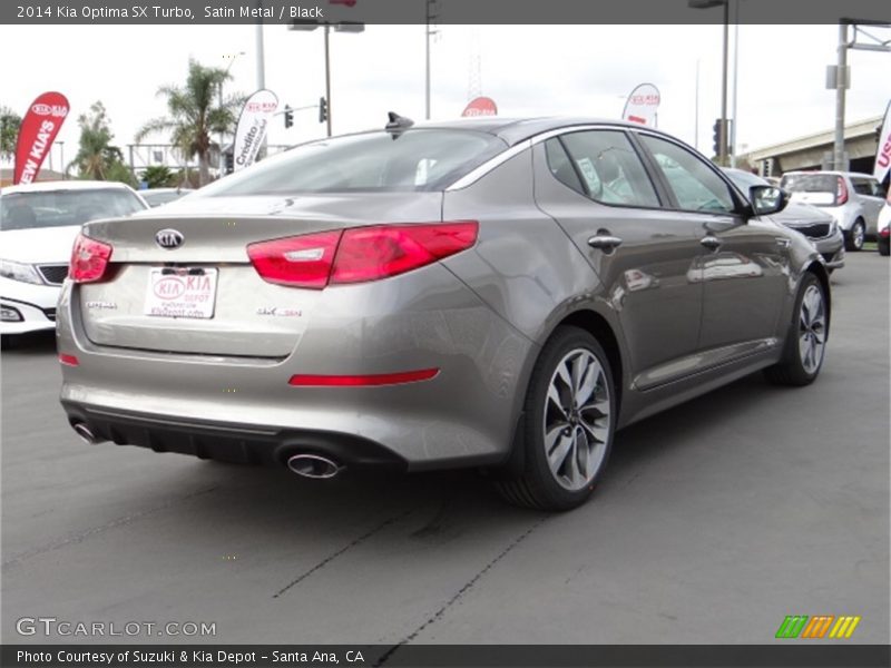 Satin Metal / Black 2014 Kia Optima SX Turbo