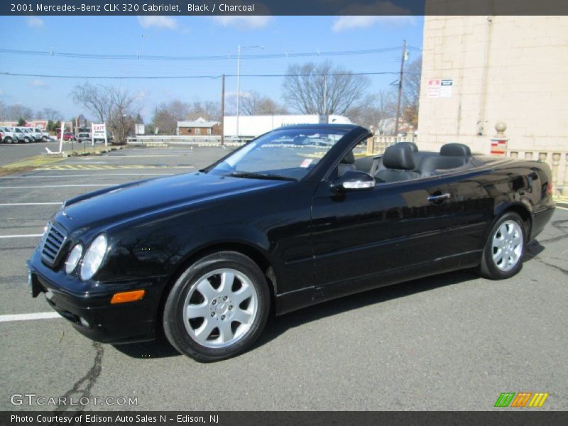 Black / Charcoal 2001 Mercedes-Benz CLK 320 Cabriolet