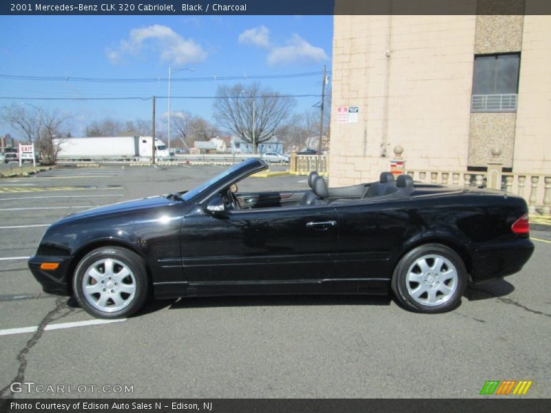 Black / Charcoal 2001 Mercedes-Benz CLK 320 Cabriolet
