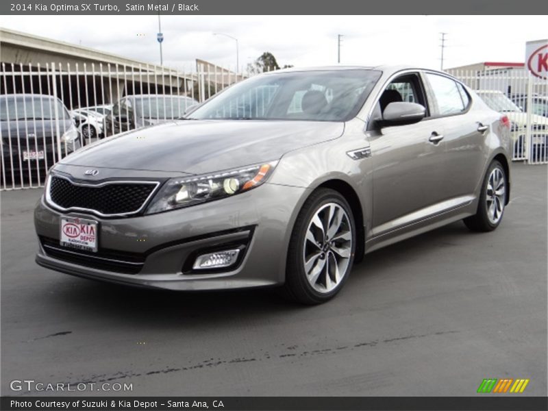 Satin Metal / Black 2014 Kia Optima SX Turbo