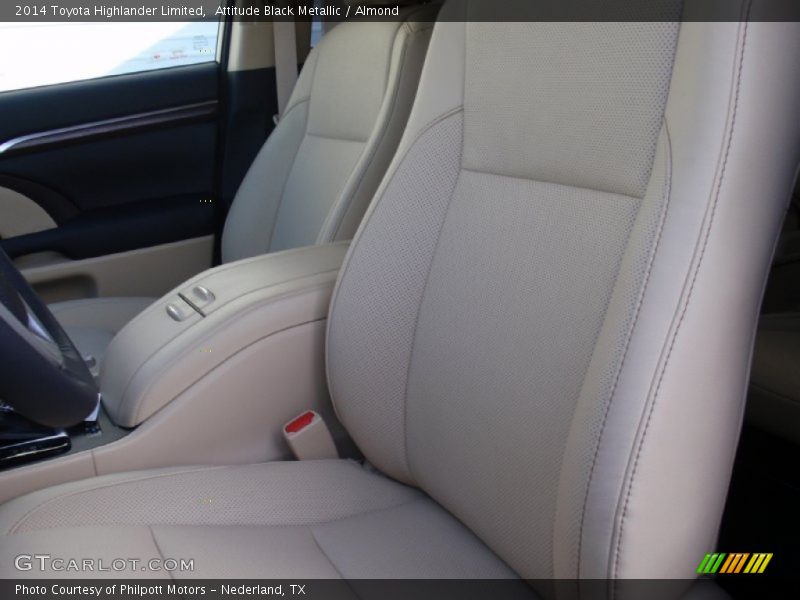 Attitude Black Metallic / Almond 2014 Toyota Highlander Limited