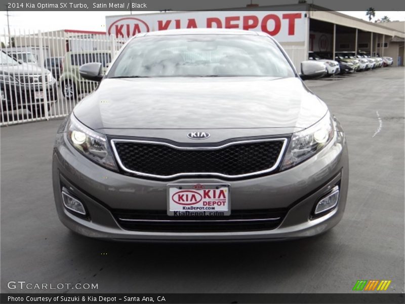 Satin Metal / Black 2014 Kia Optima SX Turbo