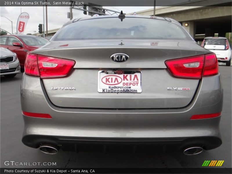 Satin Metal / Black 2014 Kia Optima SX Turbo
