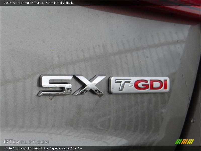 Satin Metal / Black 2014 Kia Optima SX Turbo