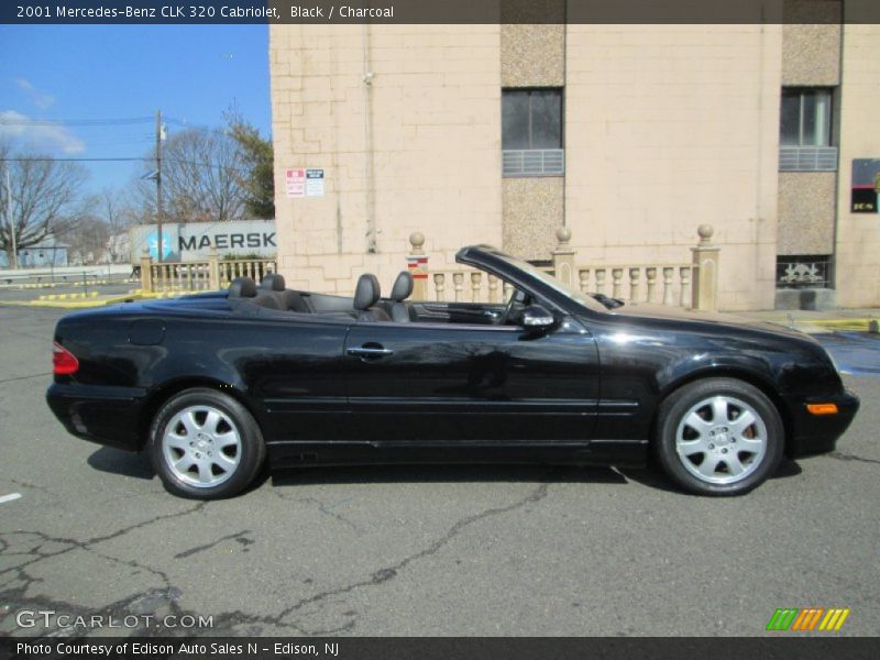 Black / Charcoal 2001 Mercedes-Benz CLK 320 Cabriolet
