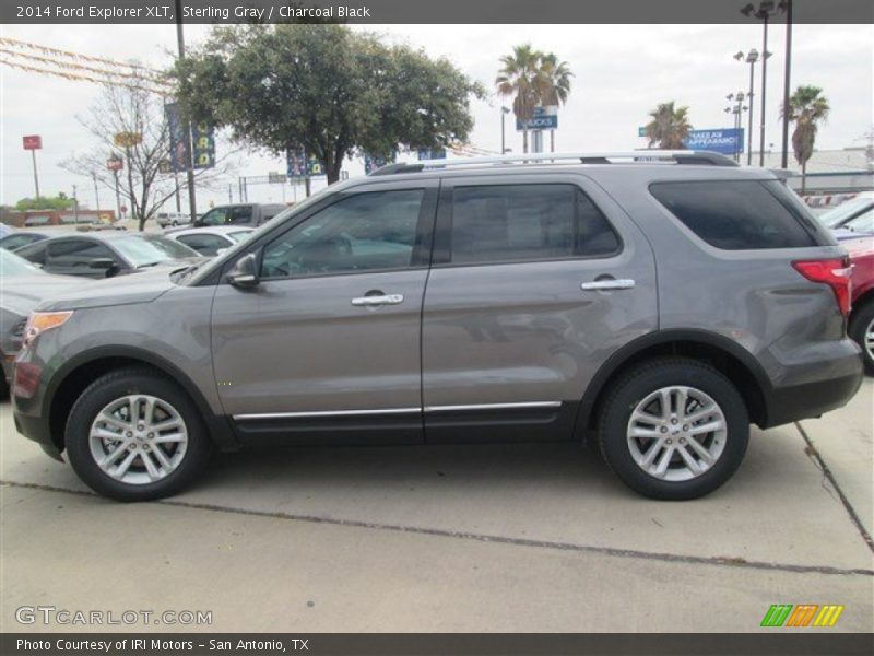 Sterling Gray / Charcoal Black 2014 Ford Explorer XLT
