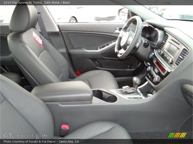 Satin Metal / Black 2014 Kia Optima SX Turbo